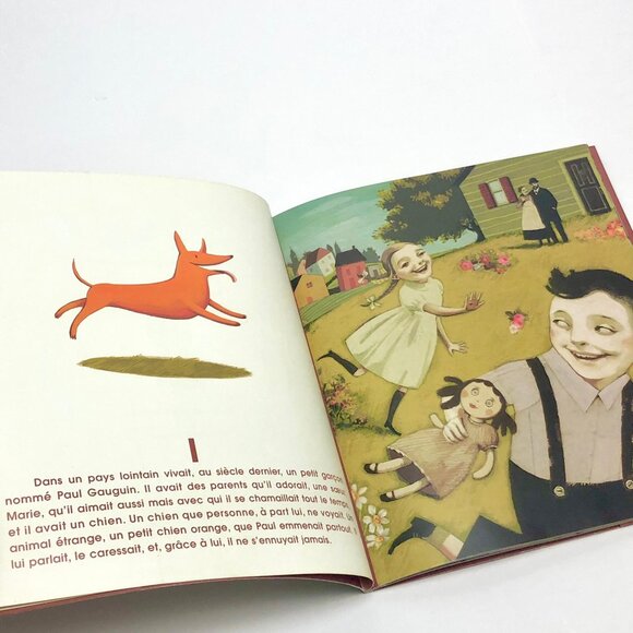 5/30$ Livre jeunesse québécois Le coeur de Monsieur Gauguin Croteau Arsenault 8+ - Picture 3 of 4